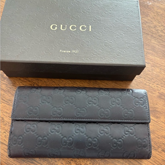 Classic Gucci icon bar Guccissima Wallet - Picture 16 of 16